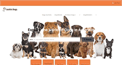 Desktop Screenshot of justusdogs.com.au